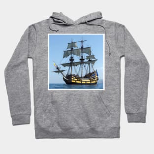 Warship on Calm Seas Hoodie